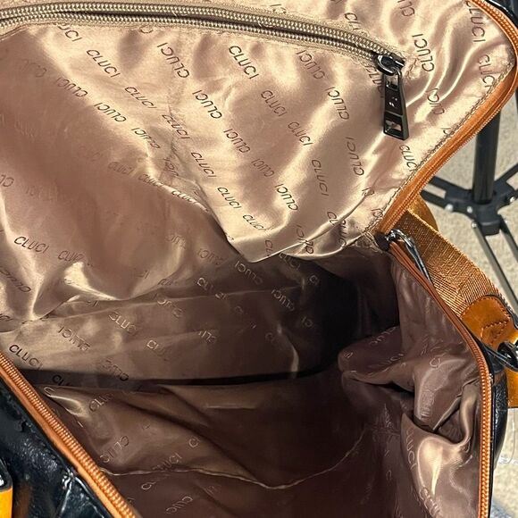 Cluci Greene Vegan Soft Leather Backpack Leather Purse For Work And Study - Picture 4 of 5